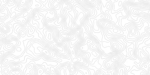 Contour abstract map relief land outline. Topographic map patterns. White wave paper curved reliefs abstract background. Background of the topography map. Abstract pattern with lines.	
