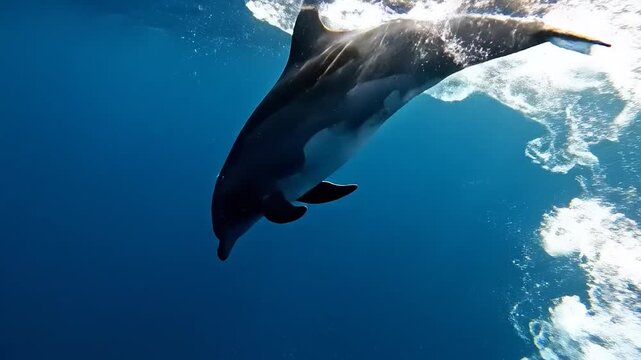 Dolphins Dance Underwater Ballet of Grace and Beauty.