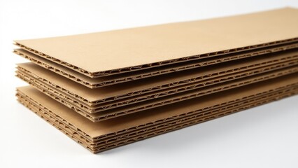 A cardboard box sitting on a table, possibly containing items