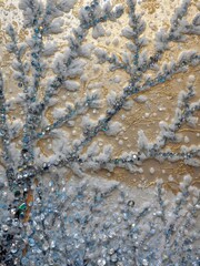 Sparkling Winter Landscape Art with Rhinestones