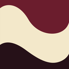 Abstract Wine and Cream Organic Wavy Background