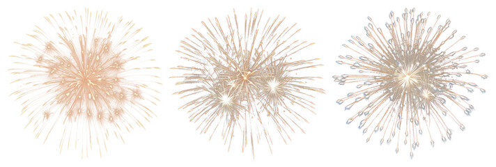 Fototapeta premium Vibrant fireworks display celebration