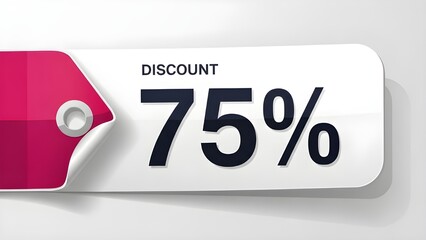 Get 75 percent off now with this big discount offer today only!