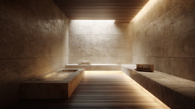 a bathroom inspired by a turkish hammam bath