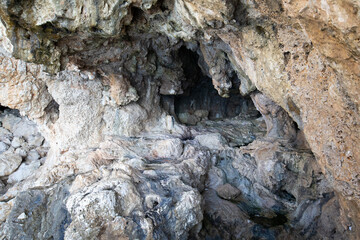 Caletta verde in Palermo region, Sicily, Italy