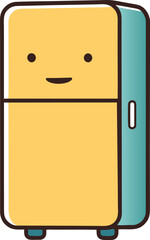 Abstract geometric composition with bold colors and clean lines