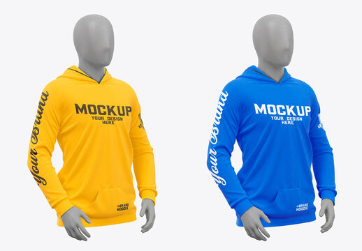 Mens Hoodie Mockup