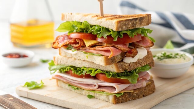 Stacked Club Sandwich: Delicious Layers