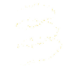 Abstract Gold Glitter Splash spiral Illustration
