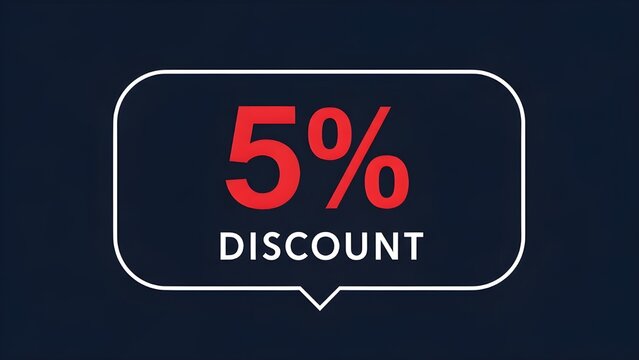 Don't miss out on 5% discount savings today for limited time only