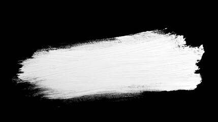 Brushstroke of Creativity: An artistic brushstroke, rendered in pristine white against a stark black backdrop. This visual element evokes notions of texture, contrast.