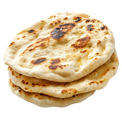  Indian Naan Bread. Isolated on transparent background.png