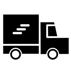 delivery truck with boxes