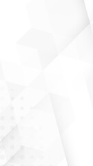 Obraz premium white bright pantone background halftone abstract design, clean and plain style copy space, template vertical reel, poster banner.