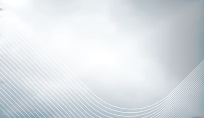 Abstract Curves White Shapes, Subtle Gradient Background, Elegant Graphic Resource. Useful for Subtle Texture, Adds Serenity with Delicate Lines, Ideal for Calm Visuals