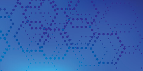 Abstract blue gradient background featuring a subtle scattered hexagonal dot pattern modern digital design.