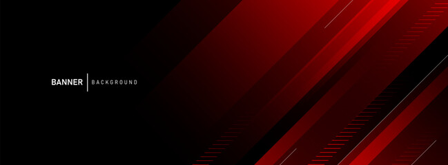 Vibrant Red Abstract Background with Dynamic Diagonal Lines and Geometric Shapes for Modern Design