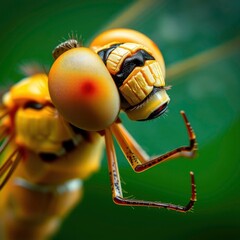 dragonfly on a leaf
