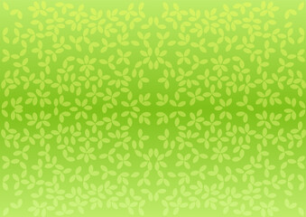 abstract green background with leaves