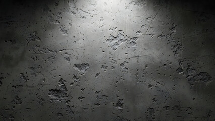 Textured Concrete Wall with Dark Shadows and Rough Surface Showing Detailed Imperfections