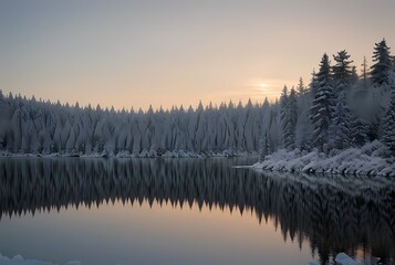 Fototapeta premium sunrise in the mountains