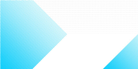 Bright Abstract Background, Minimalist Geometric Design with Blue Halftone Dotted Pattern