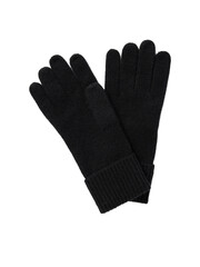 Delicate black lace fingerless gloves for women isolated on transparent background