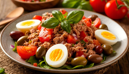 beef stew with vegetables and herbs