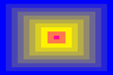Concentric Color Gradient Squares