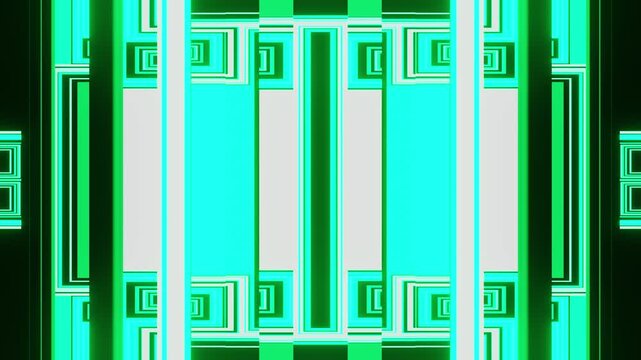 Emerald animated background VJ loop for party with bright lines - Powered by Adobe