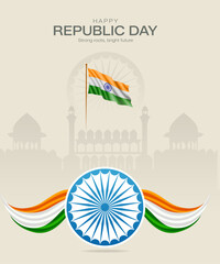 Happy Republic Day Story. Design. Republic Day Sale
