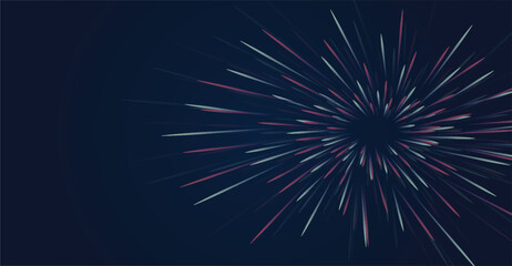 Abstract burst of light rays radiating outwards from a central point, creating a visual effect.
