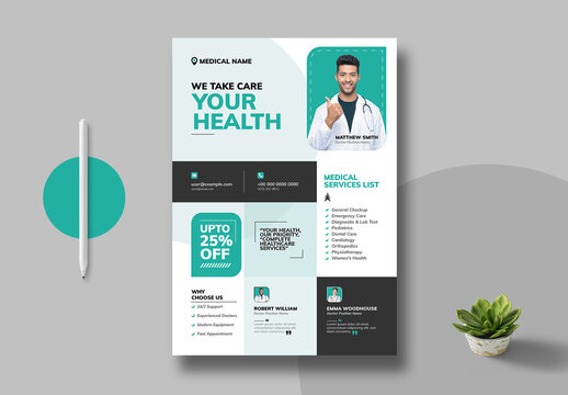 Corporate Healthcare And Medical Flyer
