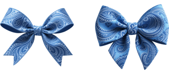 リボン　ペイズリー柄　模様　柄　装飾物