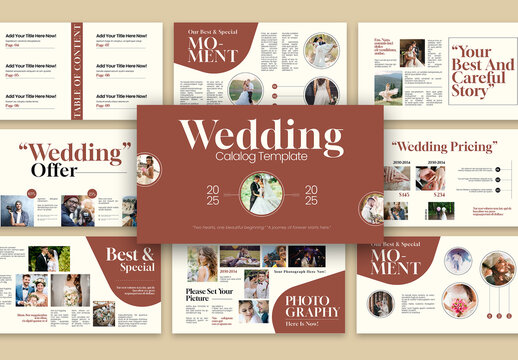 Wedding Presentation Template Layout