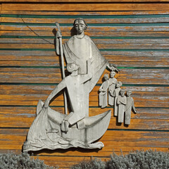 Urbane Kunst - Der Fischer