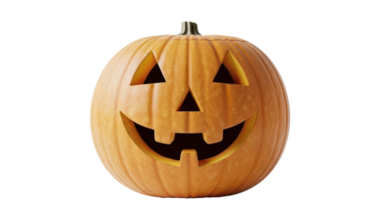 Spooky Carved Pumpkin Jack-o-lantern With Scary Face