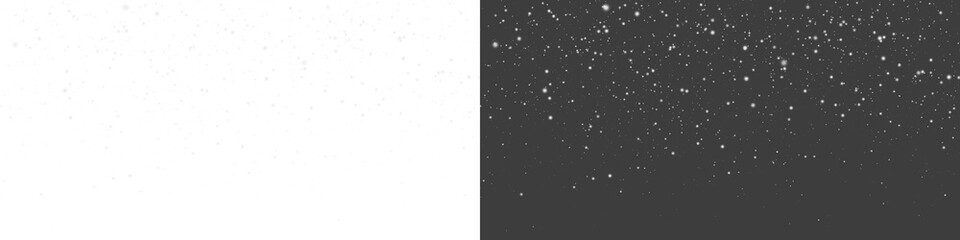 16:9 Snow snowfall snowflakes Christmas winter holiday background PNG overlay