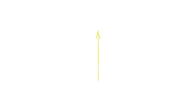 Upward progression arrow showing direction and growth concept video