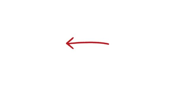 Simple red line animation for educational content creation or branding
