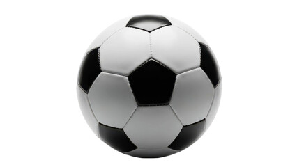 Fototapeta premium Classic soccer ball isolated on black background