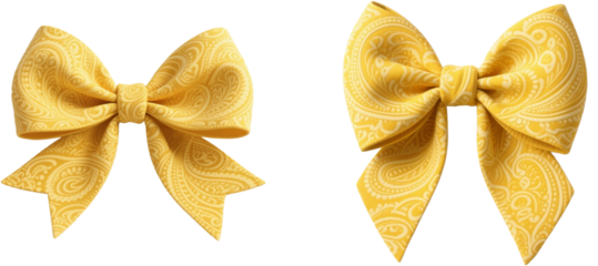 リボン　ペイズリー柄　模様　柄　装飾物