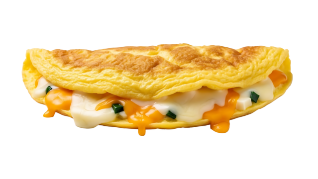 Delicious cheese omelette recipe breakfast food ideas easy omelette cooking tips and tricks omelette guide on transparent background