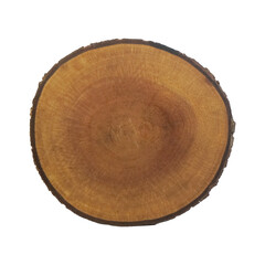 Timber Texture Close-up with Annual Rings
