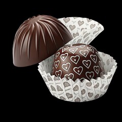 chocolate easter eggs in foil