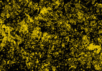 Luces y sombras. Fondo mostaza y negro