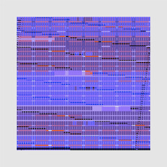 Abstract Data Stream Pattern with Colorful shapes, Geometric Grid with Repeating Color Blocks