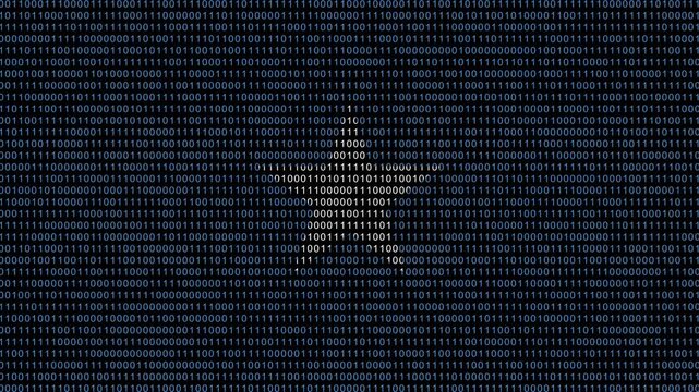 Somalia National Flag Binary Code Digital Technology Background