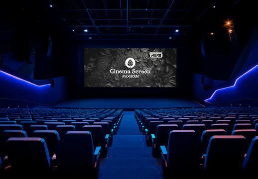 Cinema Screen Mockup