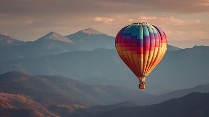 A colorful hot air balloon taking off, signaling the adventurous journey of two old friends (2)